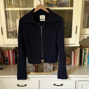Abercrombie & Fitch Navy Blue Cardigan Sweater